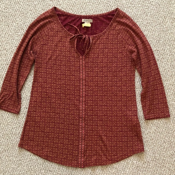 Lucky Brand Tops - Lucky Brand Boho Red Top